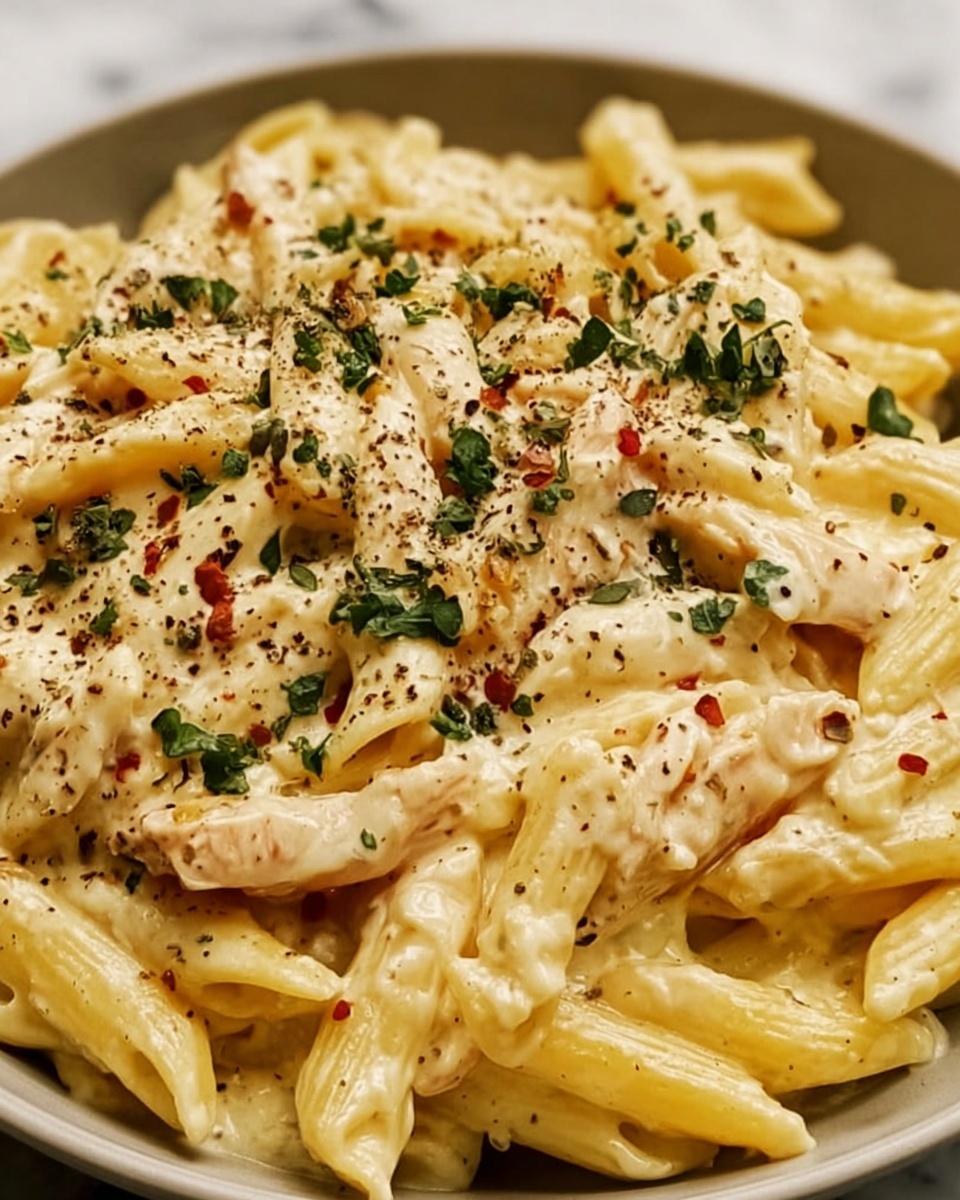 Creamy Garlic Chicken Penne: A Weeknight Favorite Recipe - Recipe Image