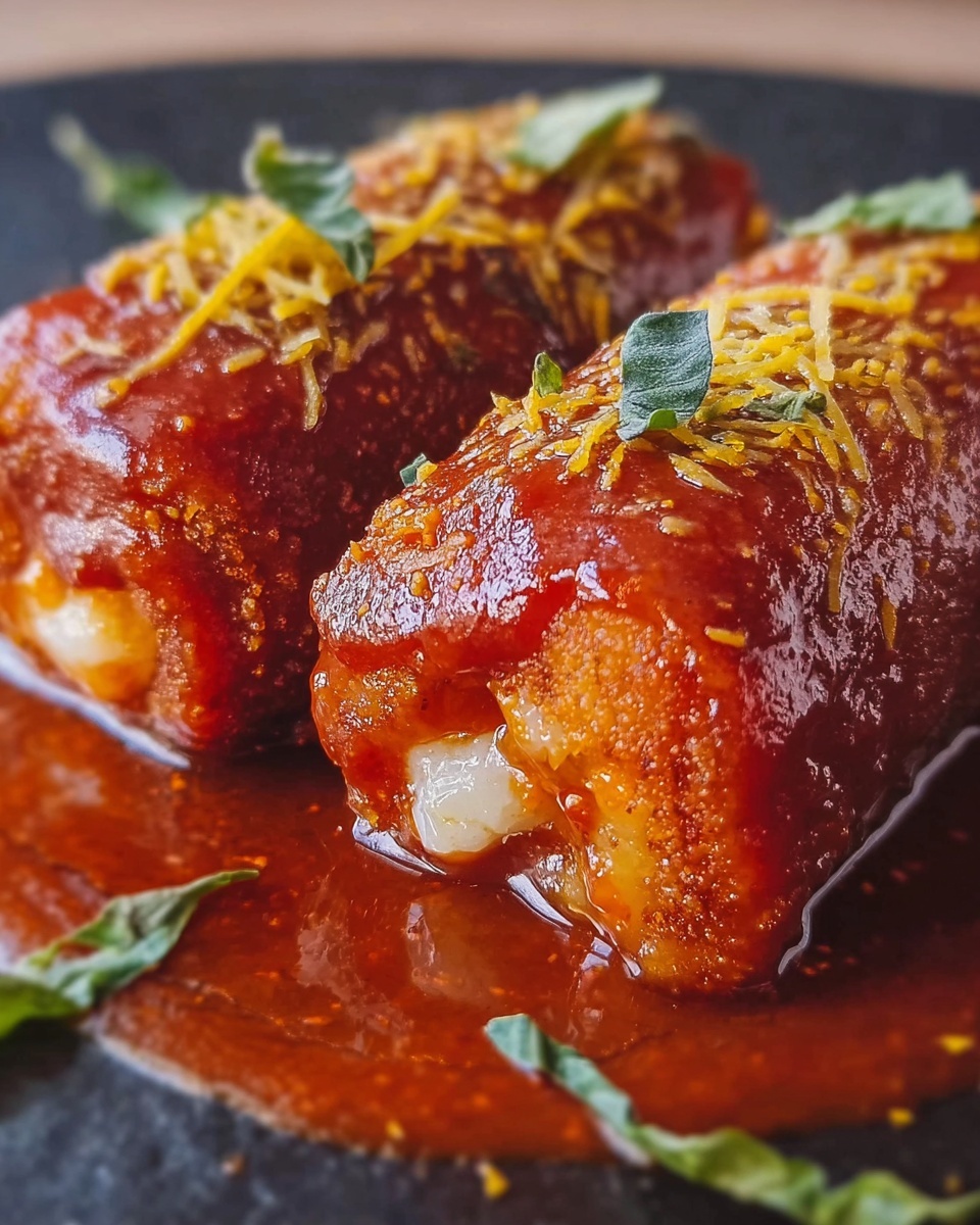 Crispy Chicken Parmesan Rolls Recipe - Recipe Image