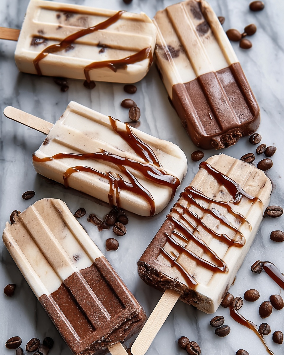 Vanilla Cold Brew Coffee Popsicles Recipe - Recipe Image