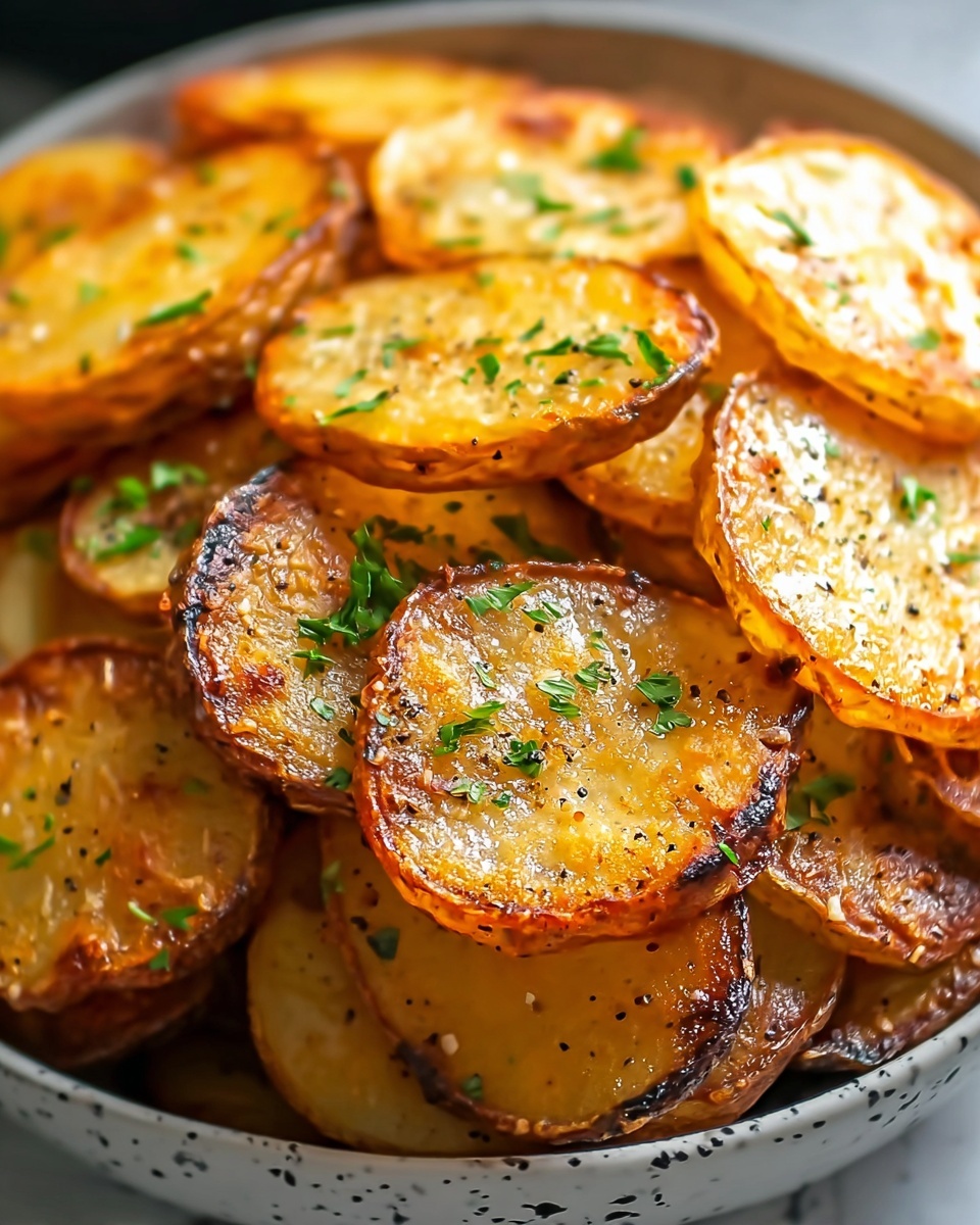 Air Fryer Sliced Potatoes Recipe - Recipe Image