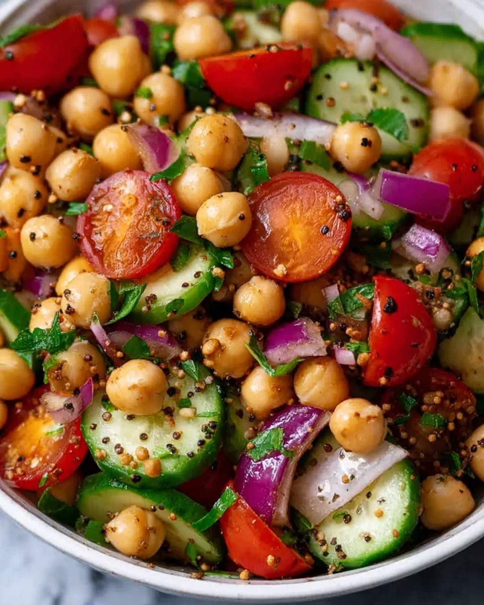 Mediterranean Chickpea Salad Recipe - Recipe Image