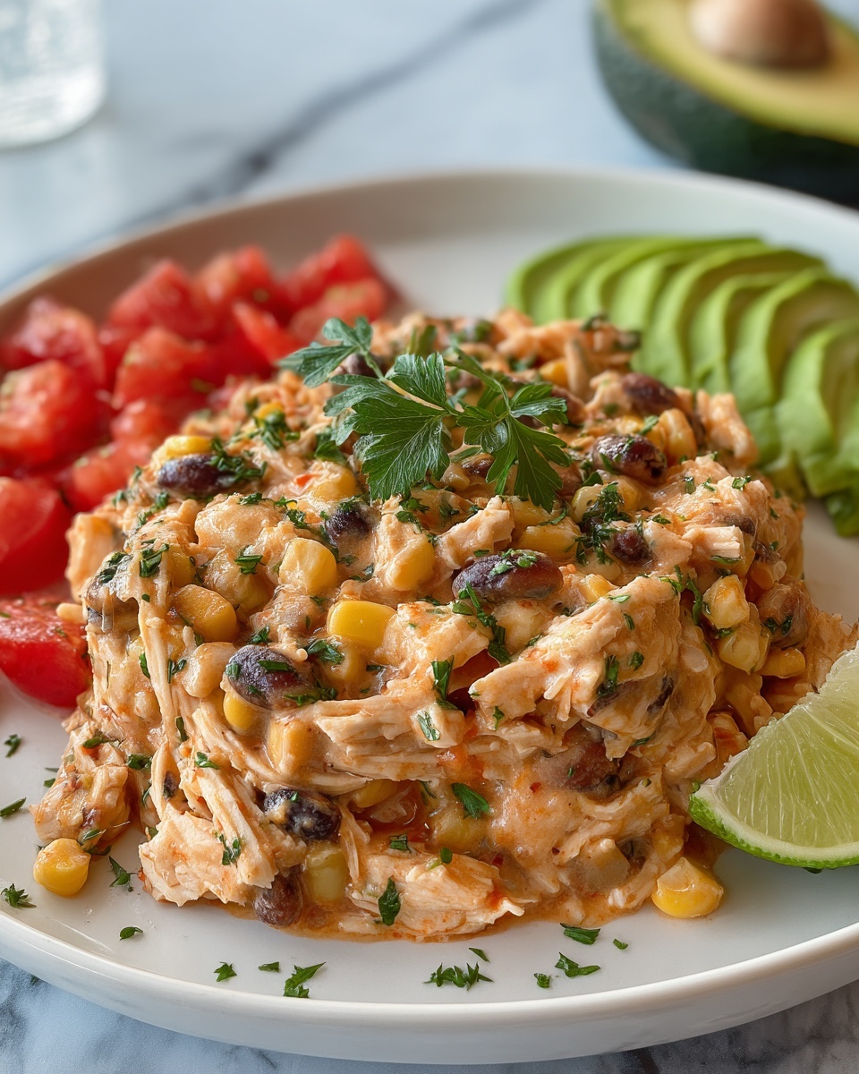 Crockpot Fiesta Chicken Recipe - Recipe Image