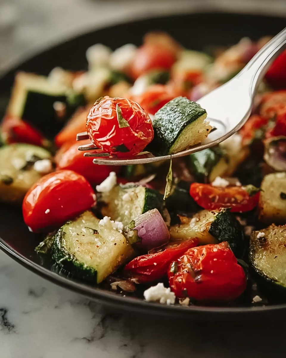 Air Fryer Greek Chicken and Veggies Recipe - Recipe Image