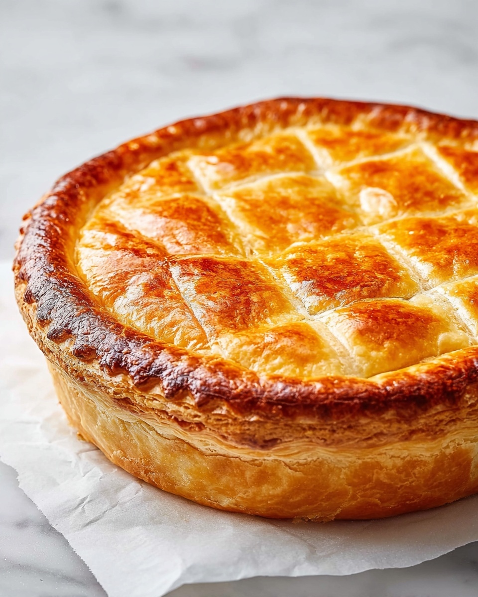 Creamy Ricotta Pie with Lemon Zest Recipe - Recipe Image