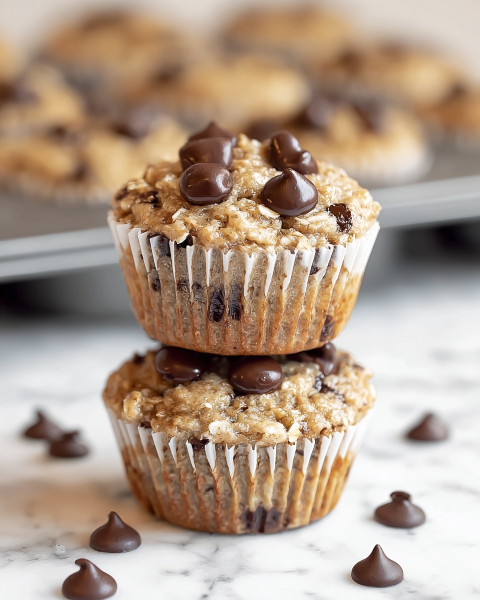 Oatmeal Chocolate Chip Muffins Recipe - Recipe Image