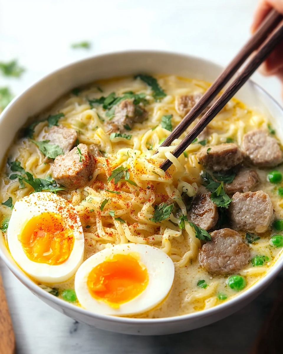 Spicy Coconut Curry Ramen Recipe - Recipe Image