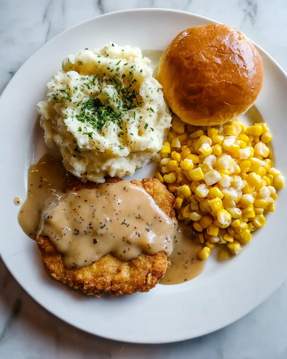 Country Fried Chicken with Creamy Gravy Recipe - Recipe Image