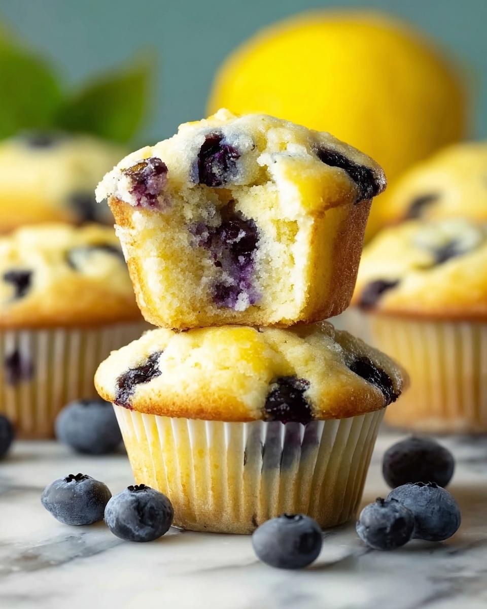 Lemon Blueberry Muffins Recipe - Recipe Image