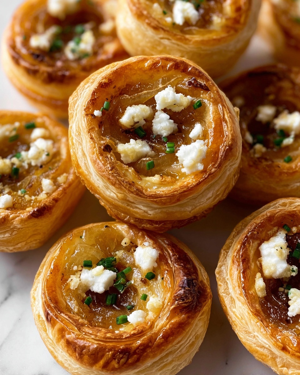 Caramelized Onion Tarts Recipe - Recipe Image
