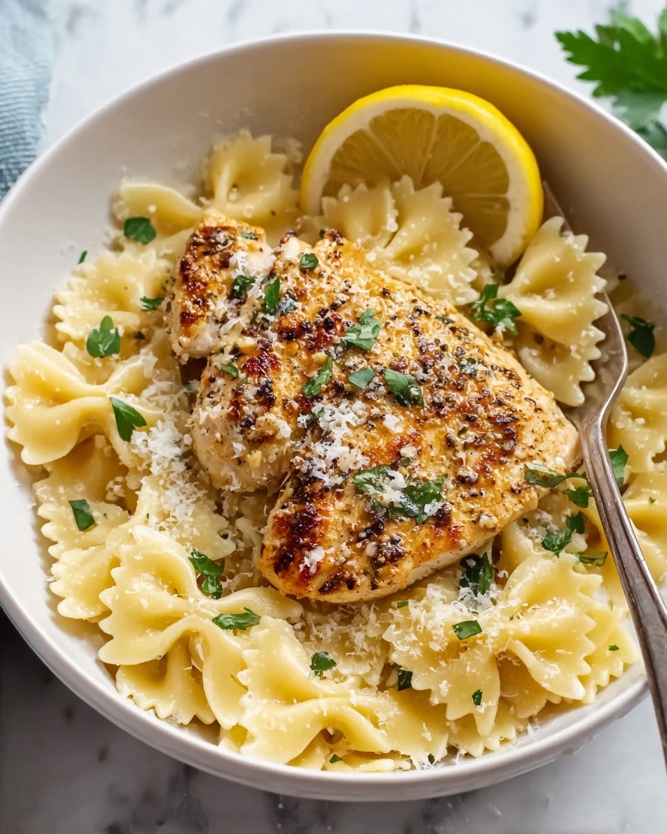 Lemon Chicken Pasta Recipe - Recipe Image