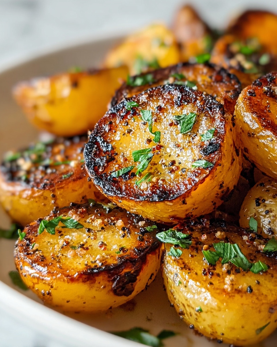 Grilled Garlic Herb Potatoes Recipe - Recipe Image