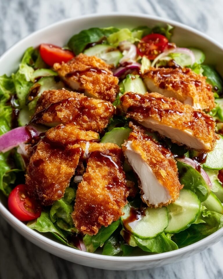 Air Fried Chicken Tender Salad with Honey Mustard Recipe