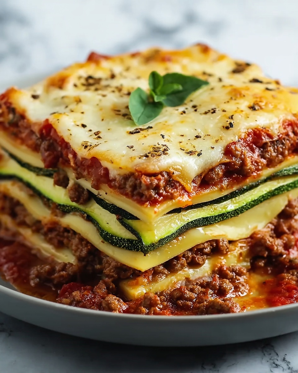 Zucchini Noodle Lasagna Recipe - Recipe Image
