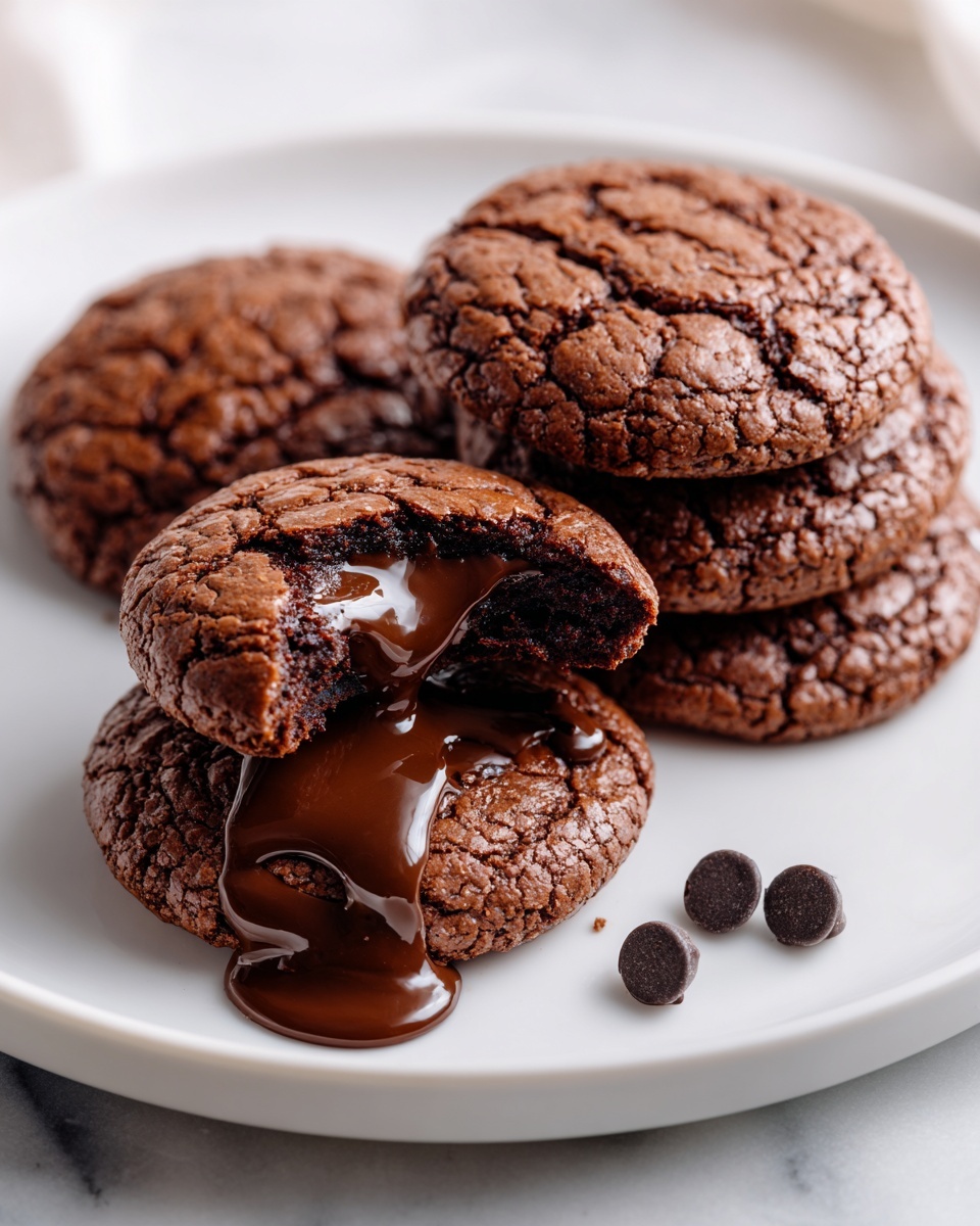 Chocolate Lava Brownie Cookies Recipe - Recipe Image