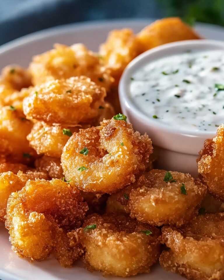 Crispy Fried Mushrooms with Cool Ranch Dip Recipe