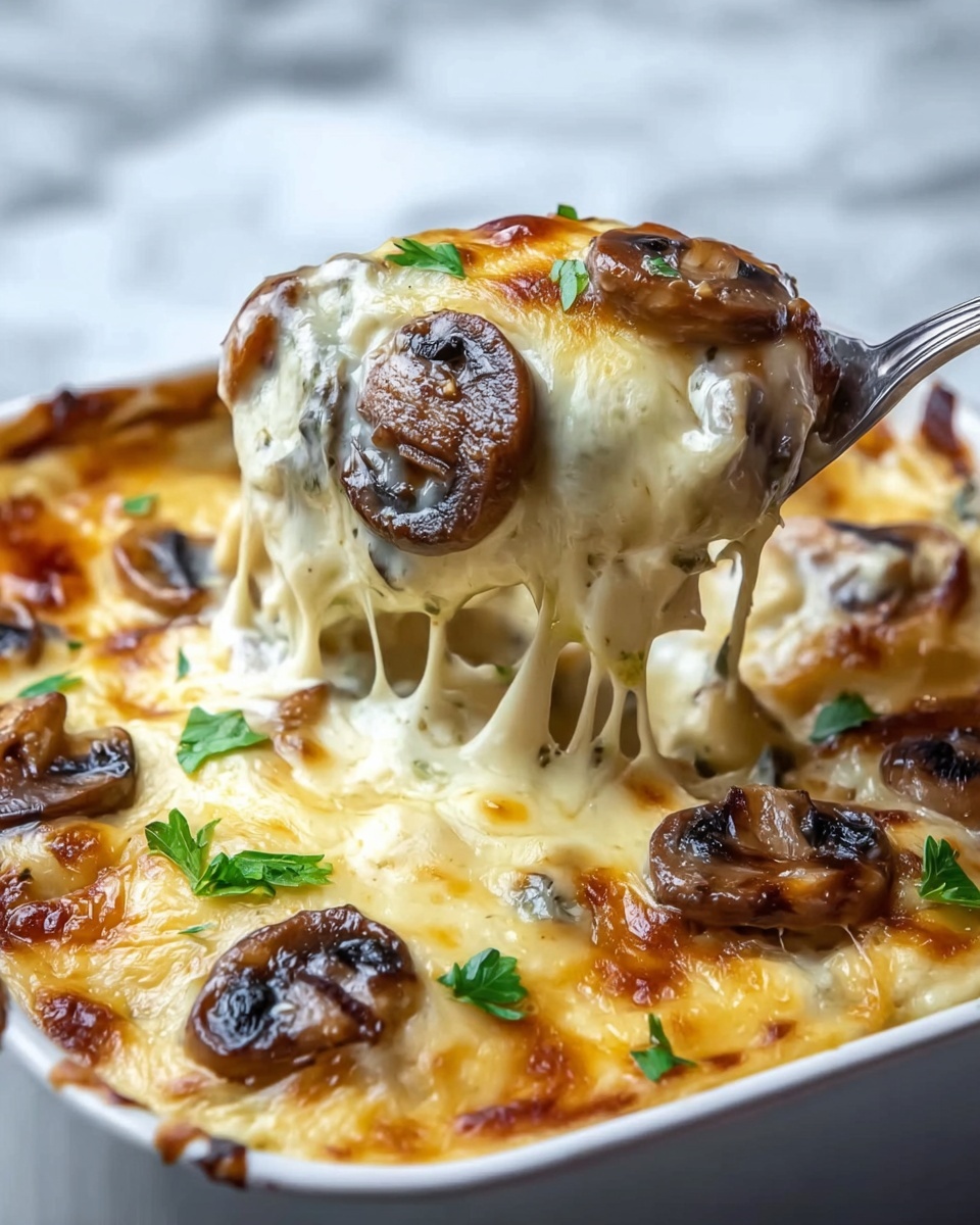 Creamy Stuffed Mushroom Dip Recipe - Recipe Image