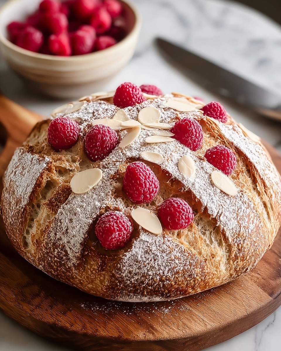 Sourdough White Chocolate and Raspberry Bread Recipe - Recipe Image
