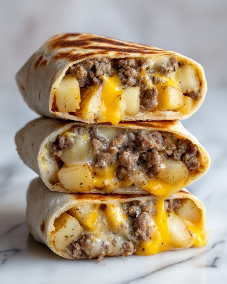 Cheesy Potato Burritos with Beef Recipe