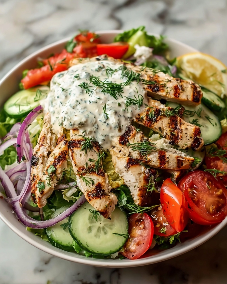 Tzatziki Chicken Salad Recipe - Recipe Image