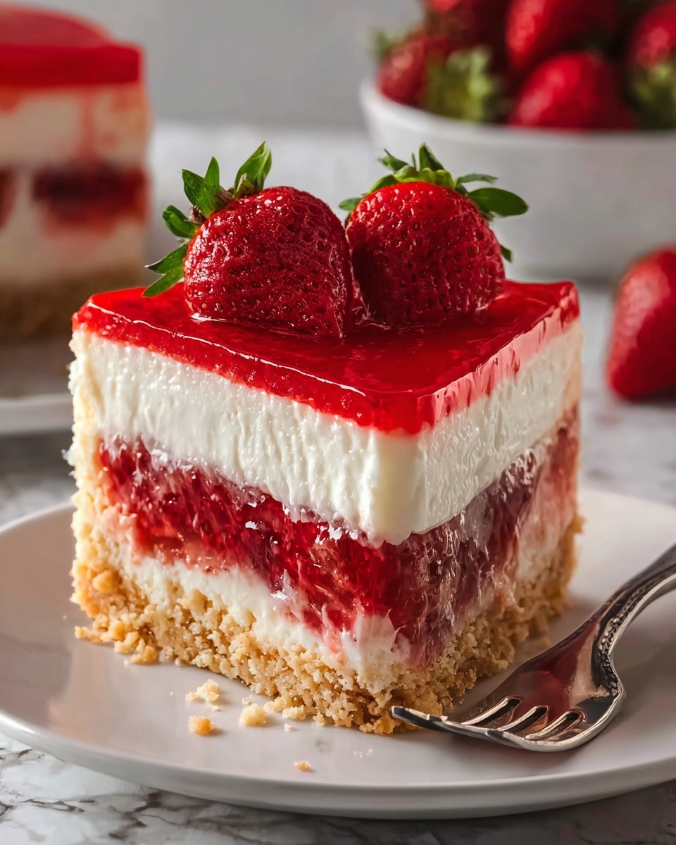 Creamy Strawberry Cheesecake Recipe - Recipe Image