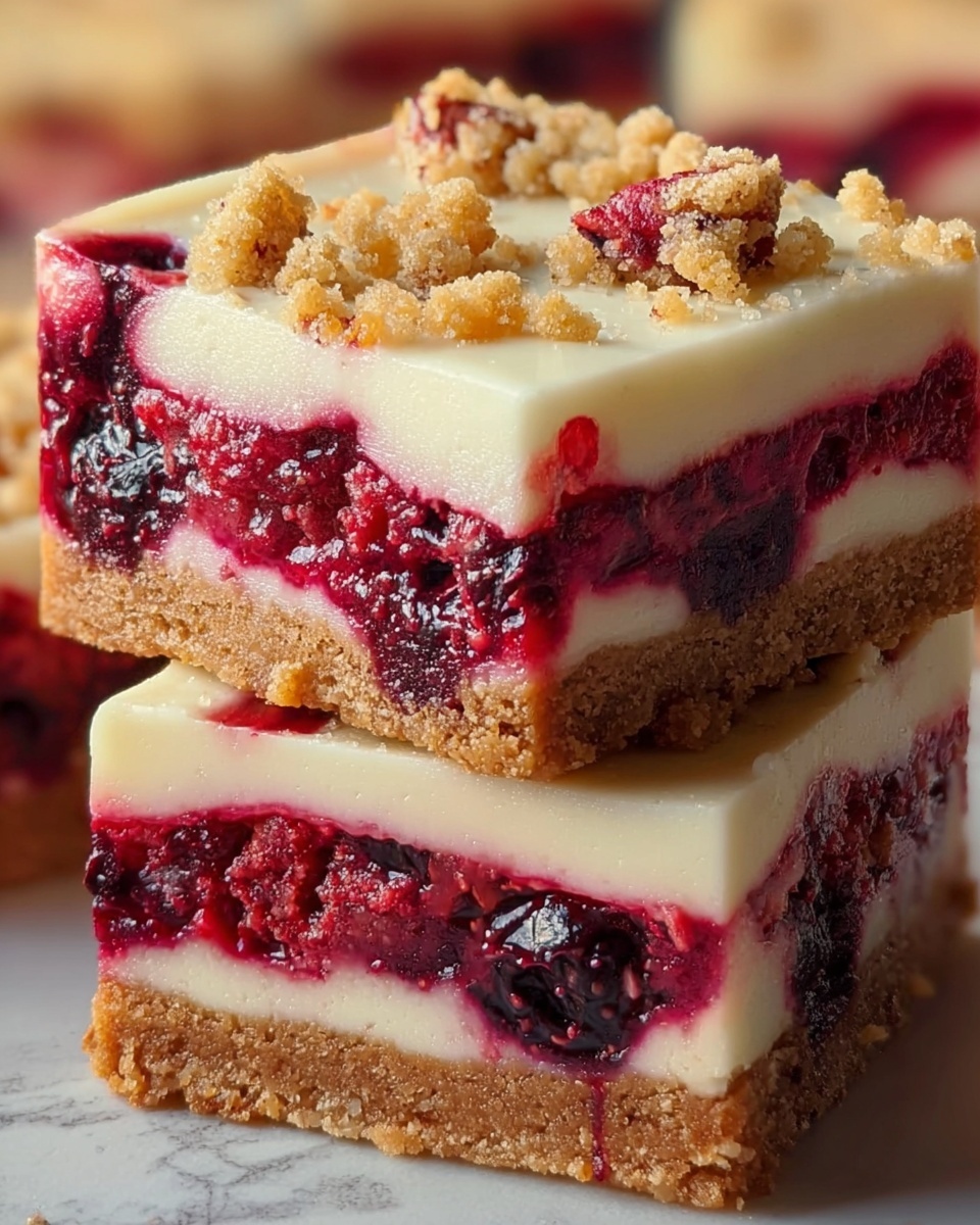Heavenly Raspberry Cheesecake Bars Recipe - Recipe Image