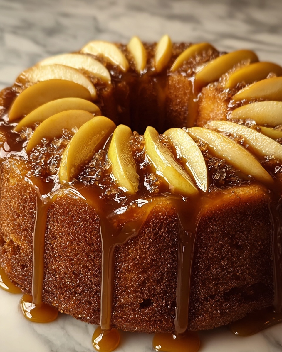 Caramelized Peach and Brown Sugar Pound Cake Recipe - Recipe Image