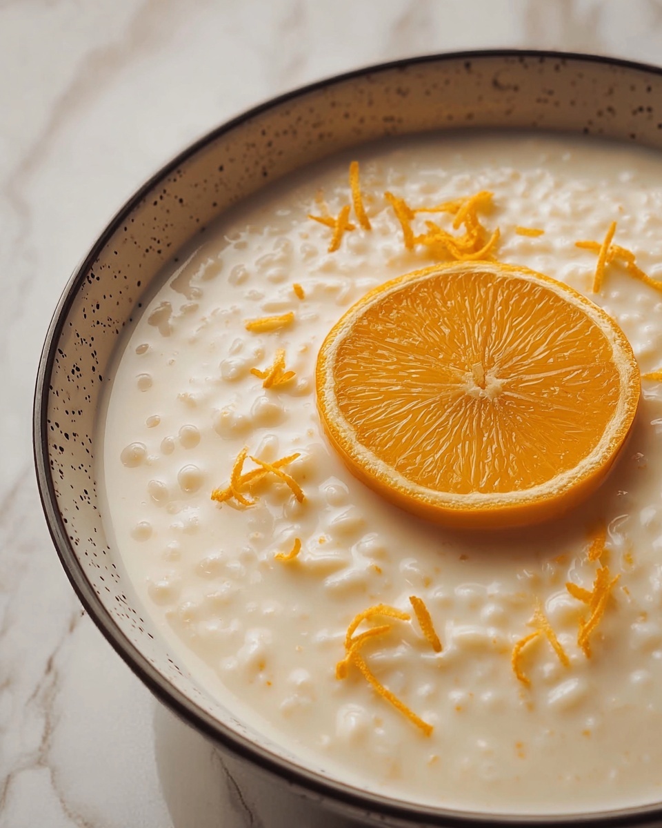 Creamy Orange Rice Pudding Recipe - Recipe Image
