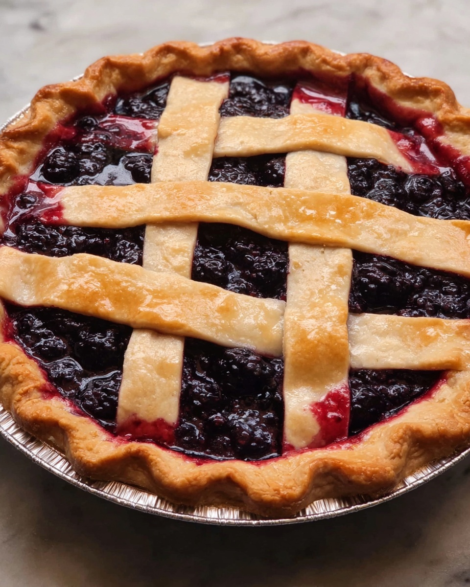 Lattice-Topped Berry Pie Recipe - Recipe Image