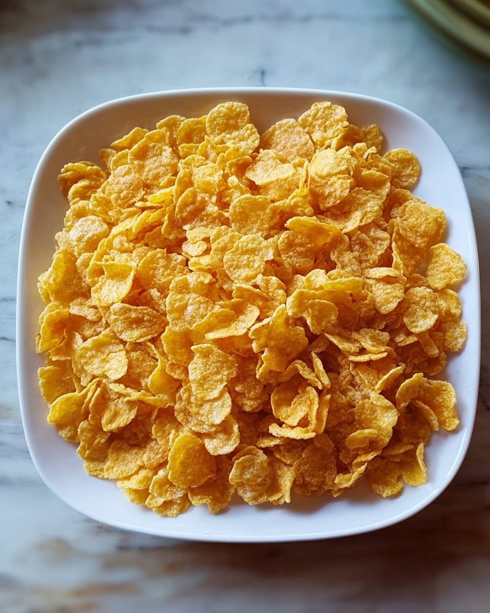 Cornflake Peanut Butter Candy Bars with Chocolate Drizzle Recipe - Recipe Image