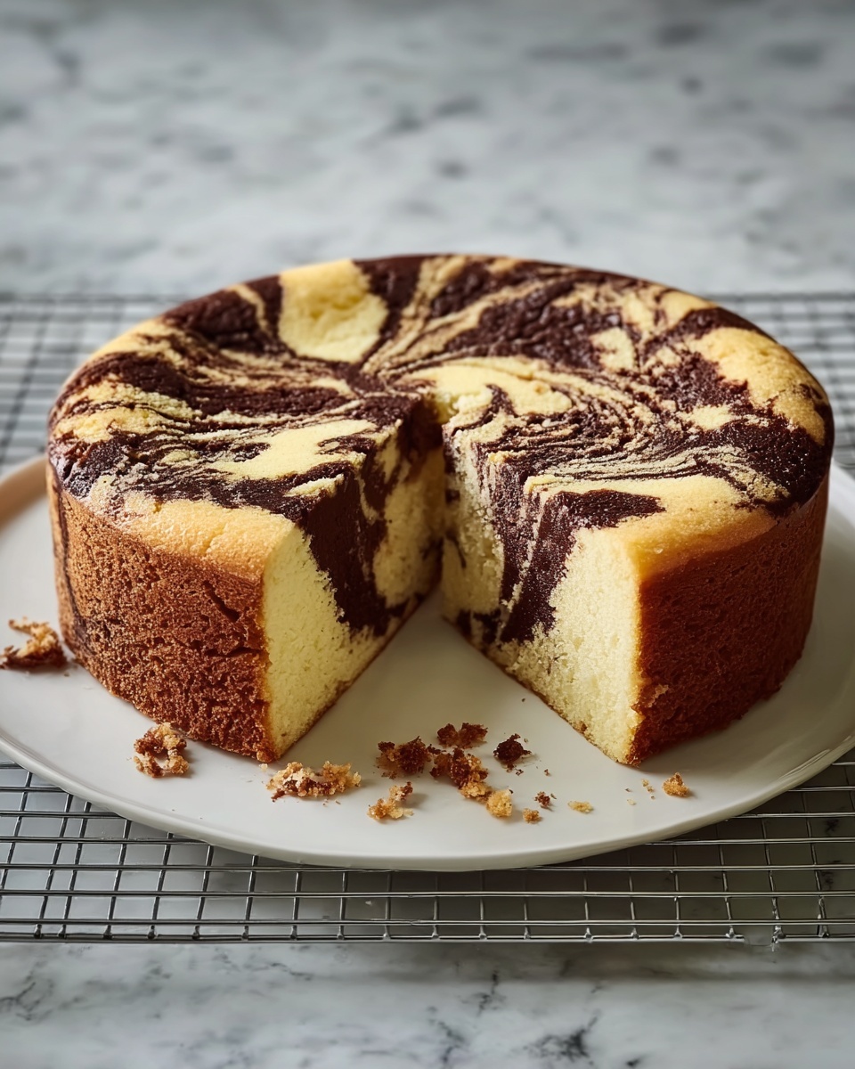 Classic Marble Cake Recipe - Recipe Image