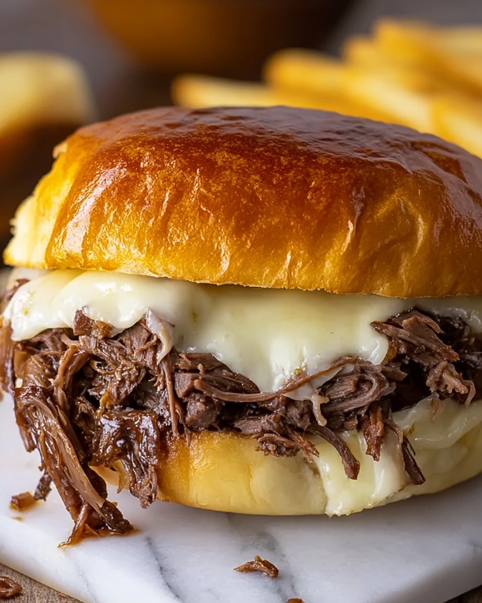 Crockpot French Dip Sandwich Recipe - Recipe Image