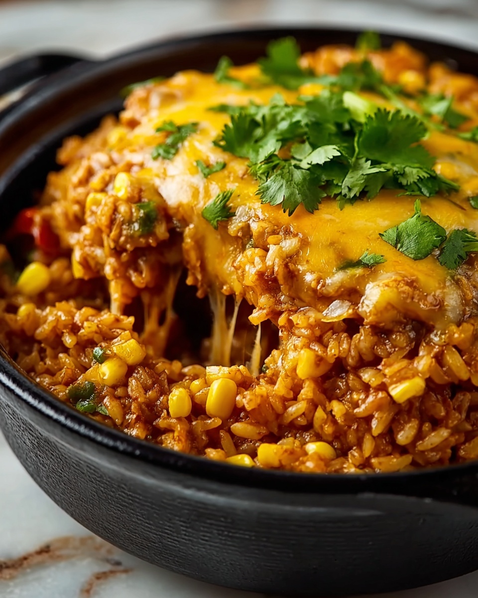 Chicken Enchilada Rice Casserole Recipe - Recipe Image