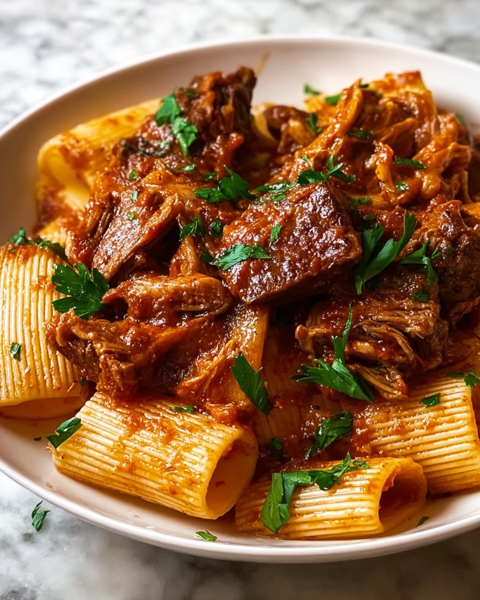 Braised Short Rib Ragu Pasta Recipe - Recipe Image