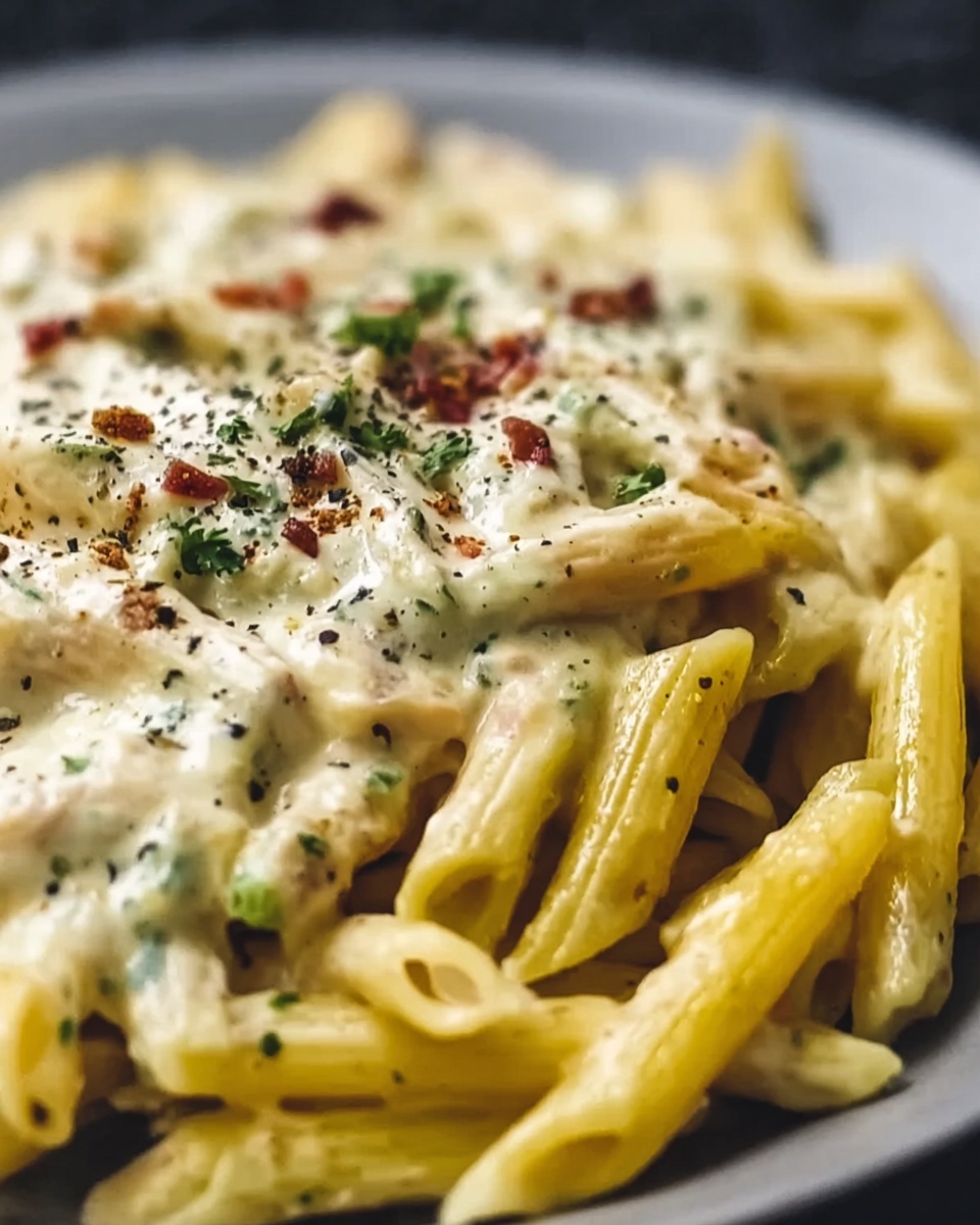 Creamy Garlic Chicken Penne: A Weeknight Favorite Recipe - Recipe Image
