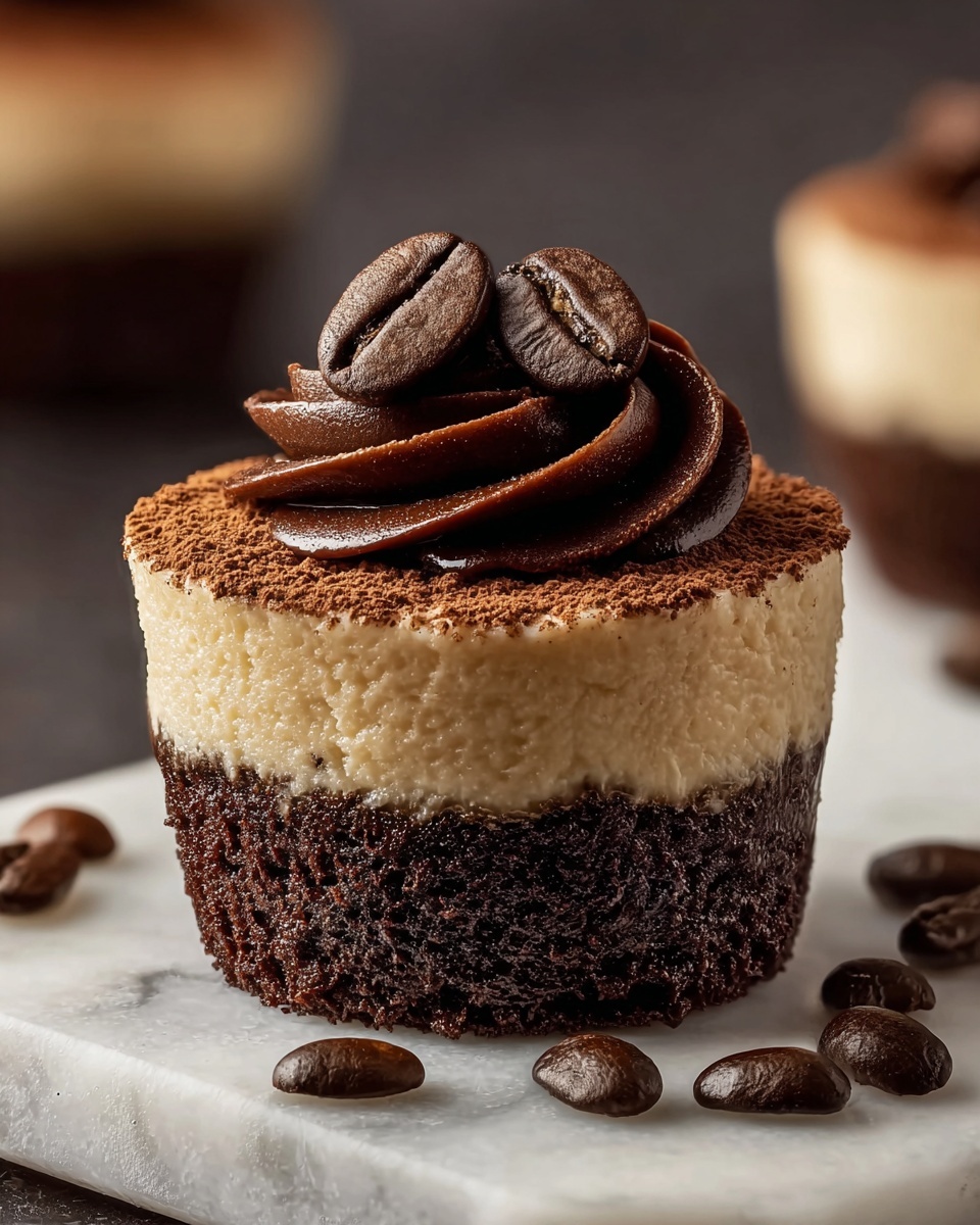Mini Espresso Cheesecakes Recipe - Recipe Image