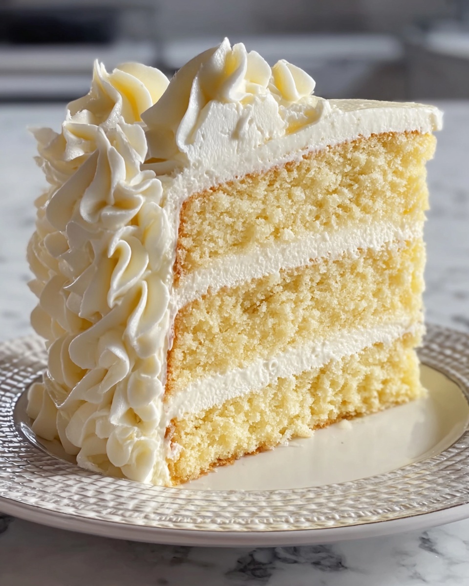 Moist White Velvet Cake Recipe - Recipe Image