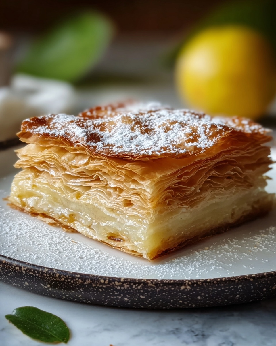Bougatsa: A Delightful Greek Custard Pastry Recipe - Recipe Image