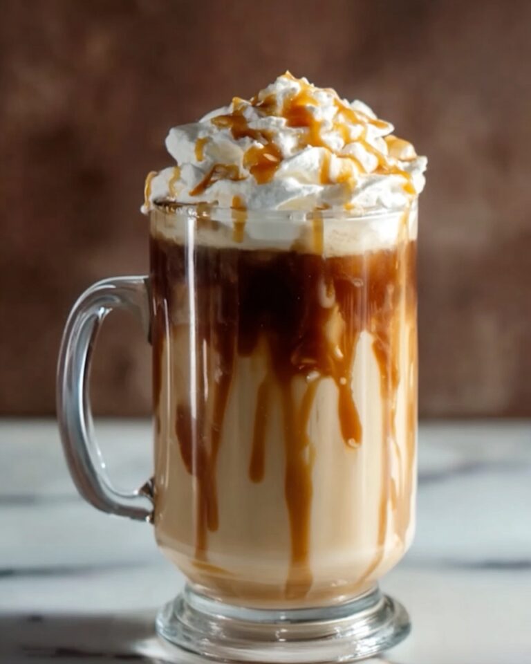 Caramel Hazelnut Iced Coffee Recipe