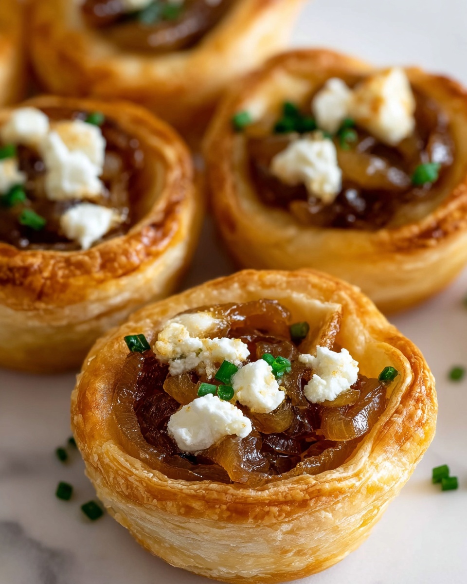 Caramelized Onion Tarts Recipe - Recipe Image