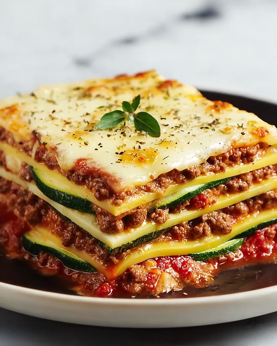 Zucchini Noodle Lasagna Recipe - Recipe Image