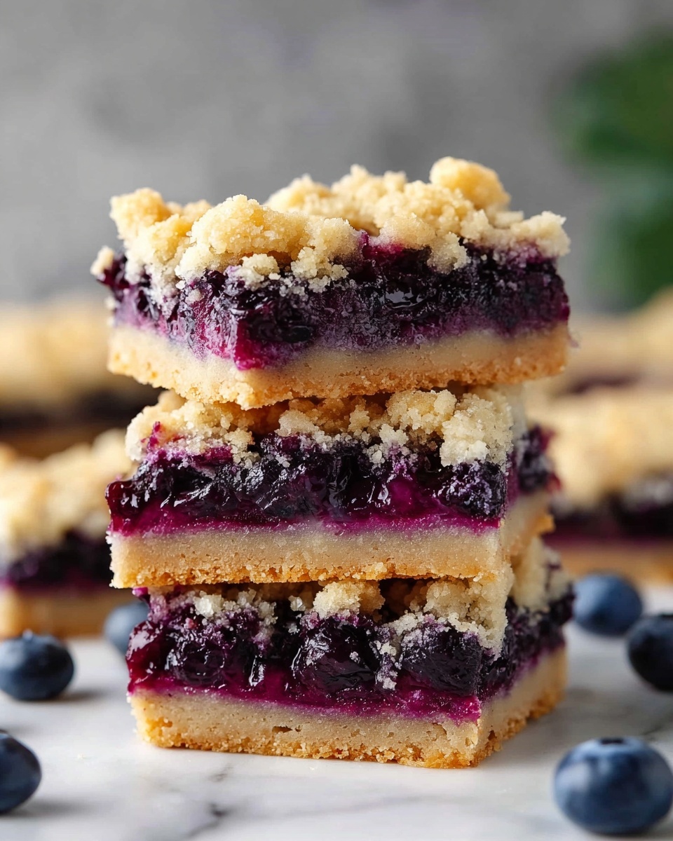 Triple Berry Cobbler Bars Recipe - Recipe Image