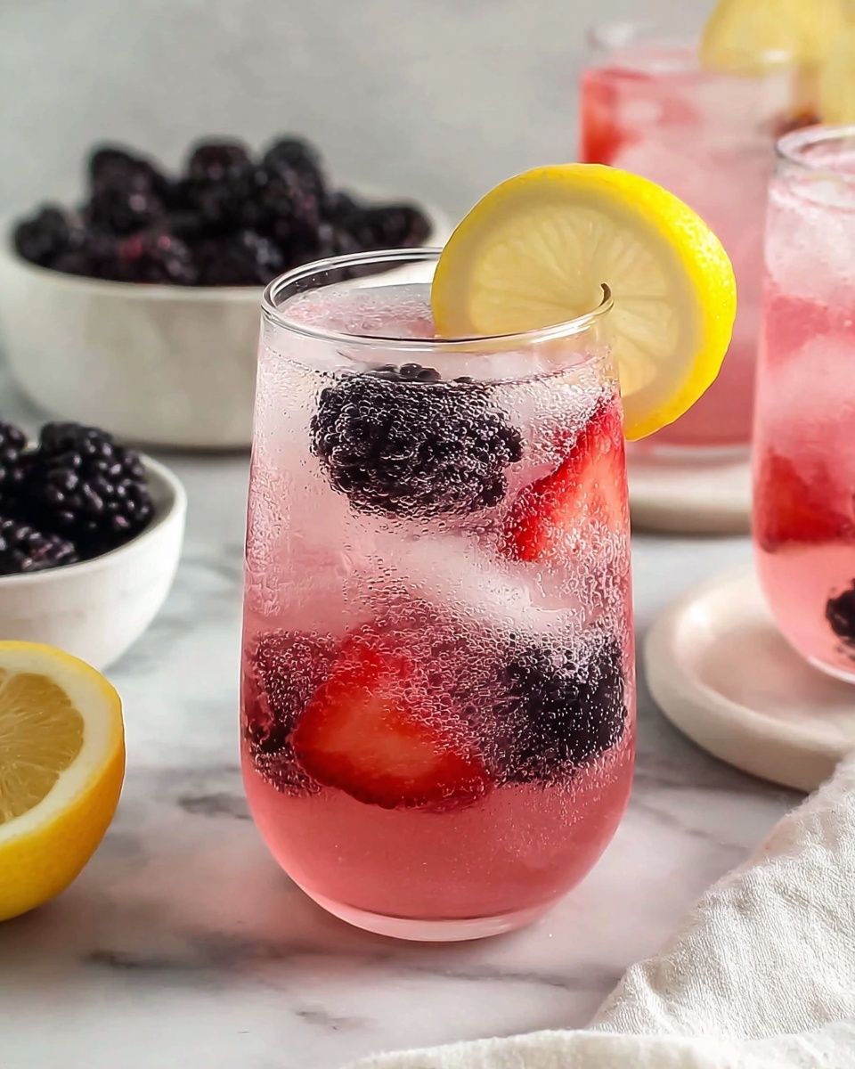 Strawberry Sparkler Mocktail Recipe - Recipe Image