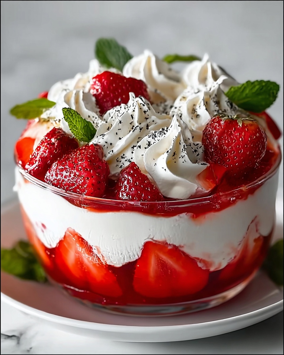 Southern Strawberry Punch Bowl Cake Recipe - Recipe Image
