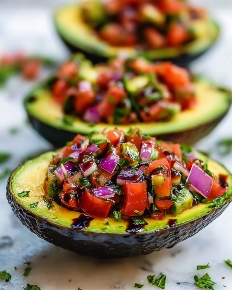 Bruschetta Stuffed Avocado Recipe