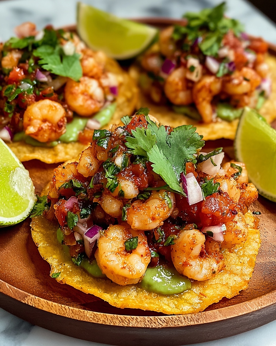Citrus Shrimp Ceviche Tostadas Recipe - Recipe Image