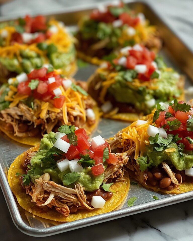 Easy Chicken Tostadas Recipe