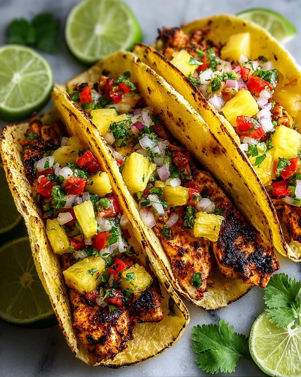 Pineapple Chicken Tacos Recipe - Recipe Image