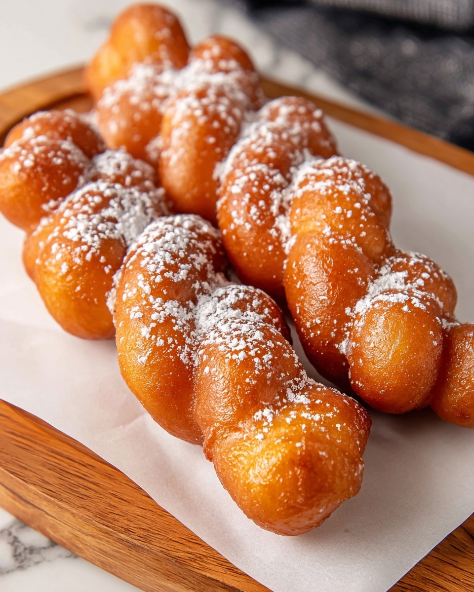 Korean Twisted Donuts (Kkwabaegi) Recipe - Recipe Image
