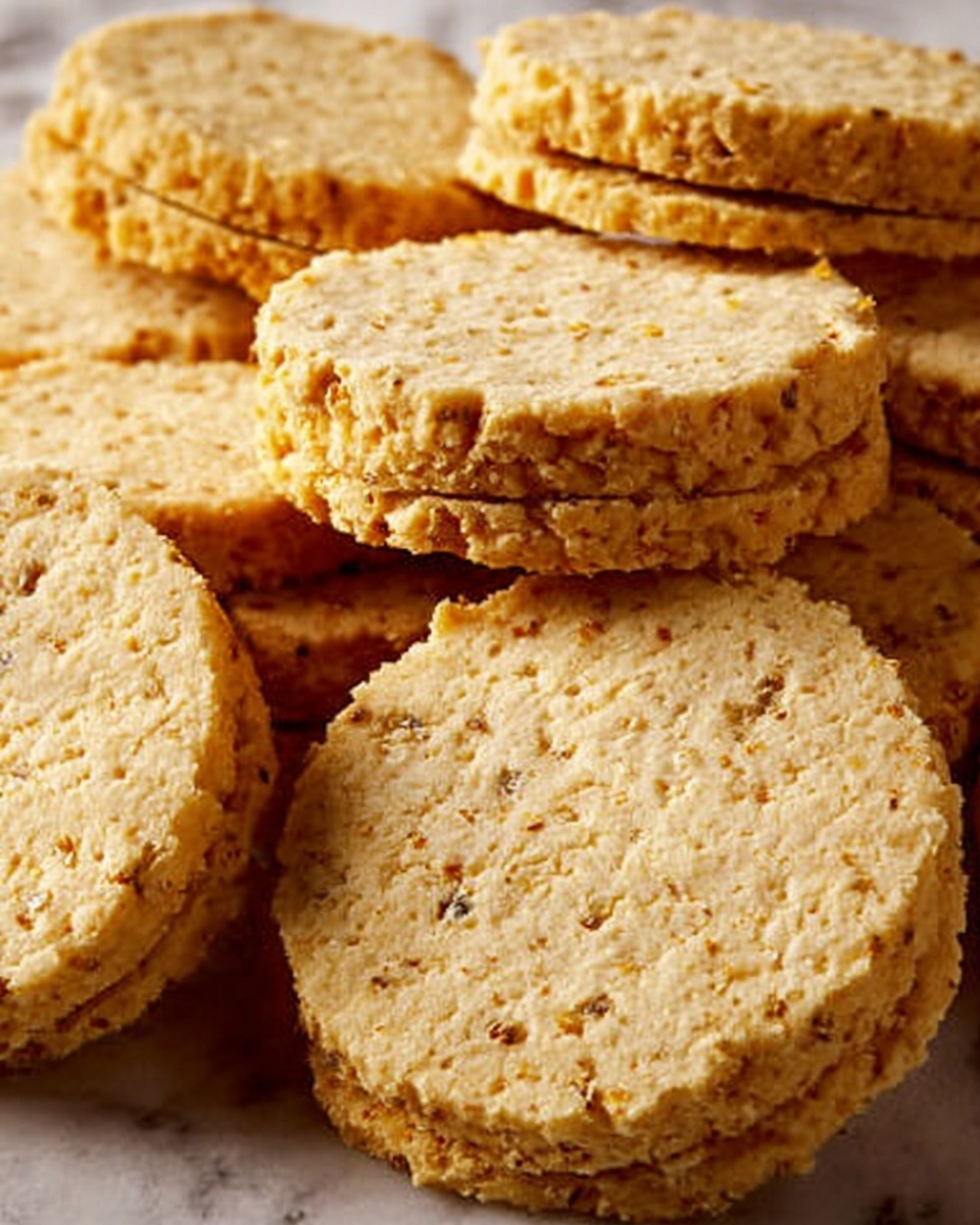 Savory Cheddar and Parmesan Cookies Recipe - Recipe Image