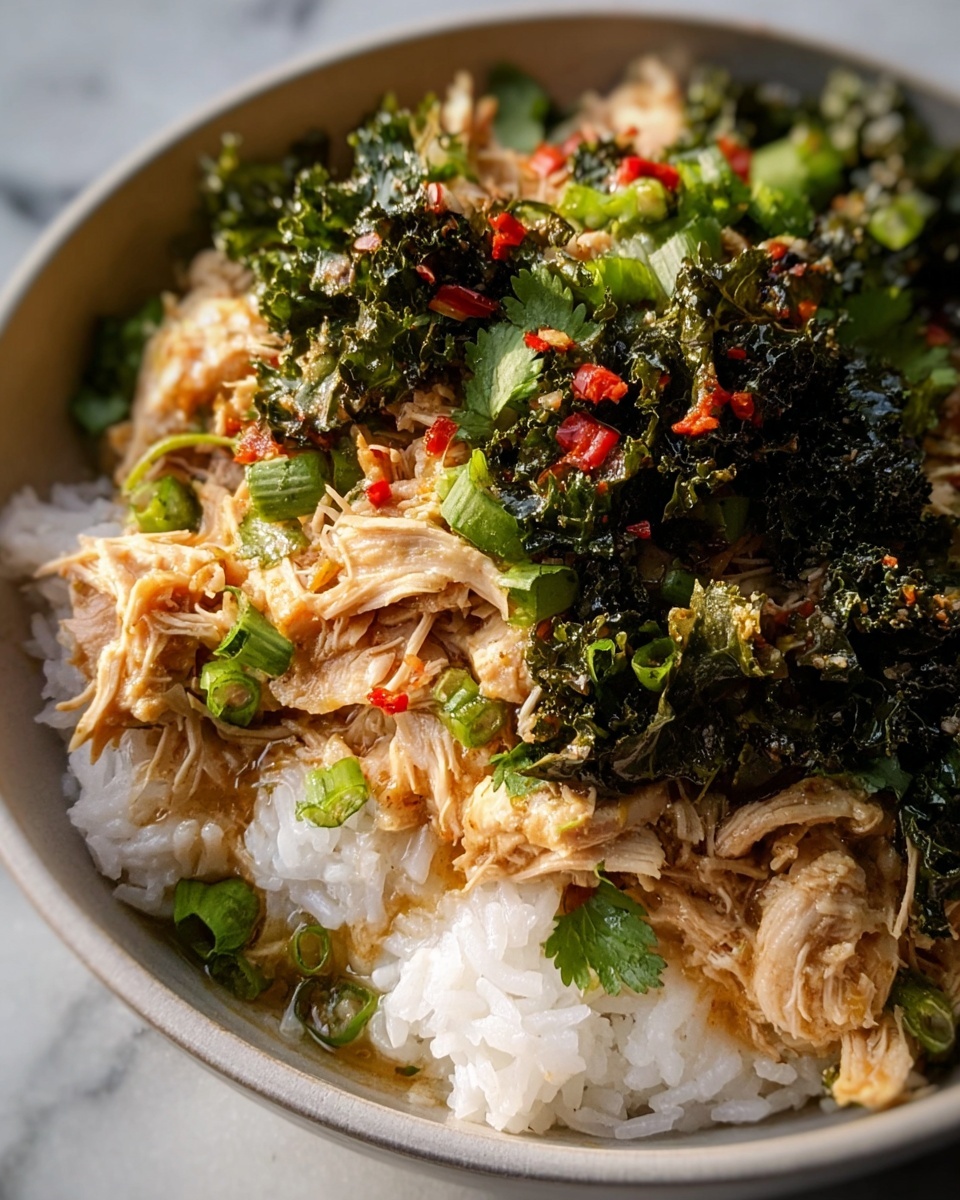 Shredded Chicken & Rice Bowl Recipe - Recipe Image